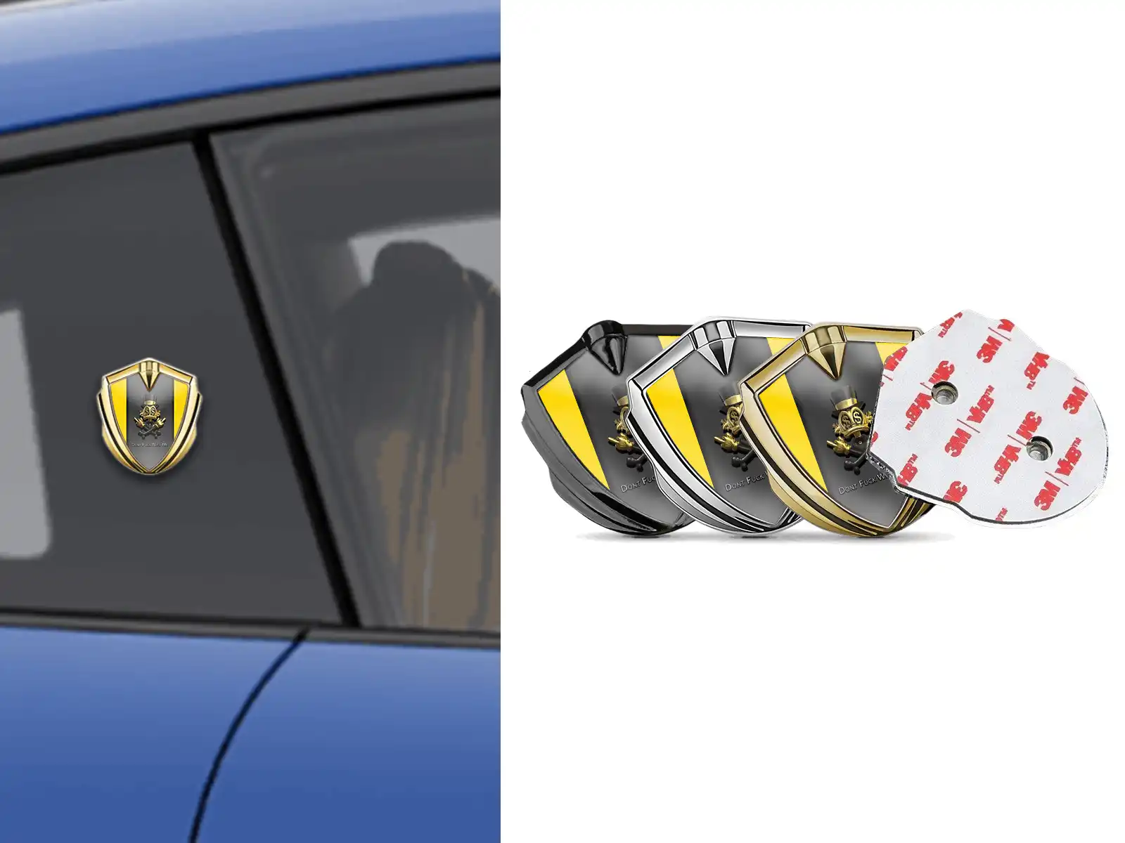 Car Badges Minimal Style Luxury Look Badges